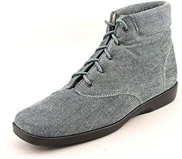 Ros Hommerson Women's Clock Demi-Boot - 6 A3 - Blue-Suede