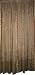 2 Brown Floral Poly Silk Saree Curtain Drapes Panels Window Treatment 84"