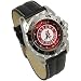 NCAA Alabama Crimson Tide Game Time Leather Watch - Black