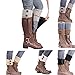 Coromose® 2015 Jacquard Knitted Cuffs Toppers Liner Boot Leg Warmers Socks (New-Black)