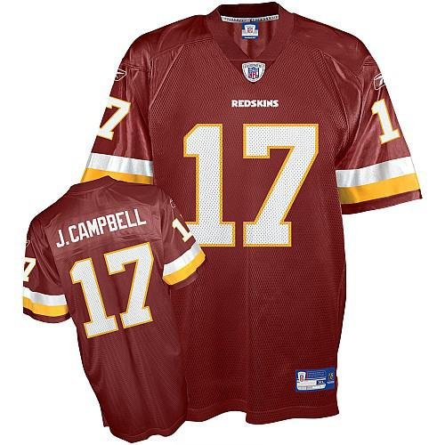 Youth Size Medium (10-12) Washington Redskins #17 Jason (J.) Campbell Throwback Football Jersey