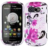 Purple Lily Hard Case Cover for Pantech Breakout 8995
