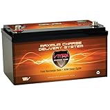 Vmaxtanks VMAXSLR175 AGM deep cycle 12V 175AH Rechargeable battery for Use with PV Solar Panel wind turbine gas or electric power backup generator or smart charger for off grid sump pump lift winch pallet jack and any other heavy duty application