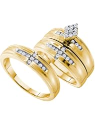 0.36CT DIAMOND FASHION TRIO SET