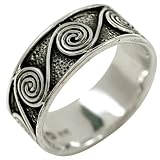 Celtic Spiral - Sterling Silver Ring