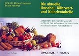 Produkt-Bild: Die aktuelle Umschau N&auml;hrwert- und Kalorientabelle