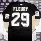 Marc Andre Fluery autographed hockey jersey (Pittsburgh Penguins 2009 Stanley Cup Champion) - Autographed NHL Jerseys