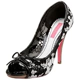 Betsey Johnson Womens Gamma Open Toe Pump