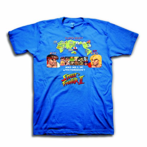 Street Fighter Ryu vs Ken Main Screen Mens T-shirt