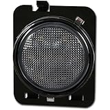 AnzoUSA 861117 Smoke/Amber LED Fender Light Lens for Jeep Wrangler JK - Pair