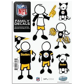 NFL Small Family Decal Set: Sports &amp; Outdoors