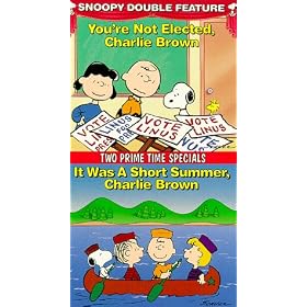 Peanuts-Snoopy Double Feature (You're Not Elected, Charlie Brown/It Was a Short Summer, Charlie Brown) [VHS]