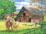  : Paint by Numbers Paint Set - Red Barn
