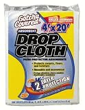 GOTCHA COVERED 77100 Kimberly Clark Scott 4-by-20-Foot Drop Cloth
