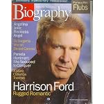 Biography Magazine October 1999 Harrison Ford, Angelina Jolie, Pamela Harriman, Clarence Thomas book cover