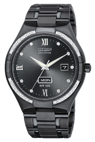 Citizen Mens BM5015-57E Eco-Drive Ion-Plated Watch