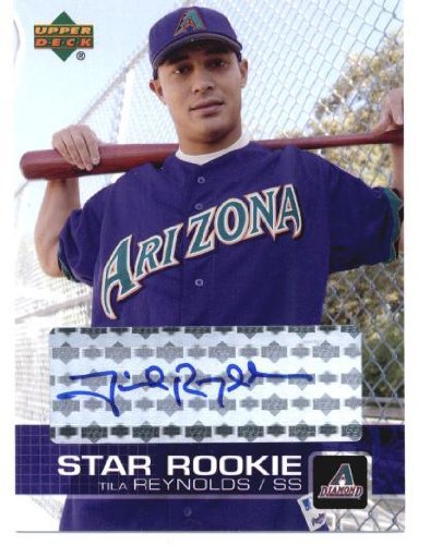 2003 Upper Deck Prospect Premieres Autographs #P3 Tila Reynolds - Arizona Diamondbacks (RC - Rookie Card - Extended Rookie - Autographed Card) (Baseball Cards)