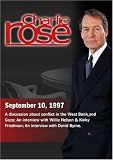 Charlie Rose with Dore Gold; Willie Nelson & Kinky Friedman; David Byrne (September 10, 1997)