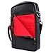 Snugg Tablet Bag, Leather Crossbody Shoulder 12.9” Inch Tablet Bag [Soft Interior] for iPad, Samsung Tab, Google Pixel C, Surface Pro, MacBook Air - Black