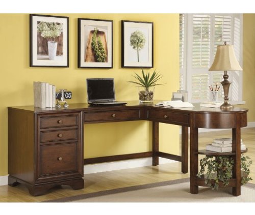Check For Discount Price For Riverside Belle Vista L-Shaped Laptop / Writing Desk - 93025