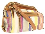 Fossil Tanzania Top Zip Hobo in Stripe