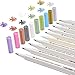 Metallic Marker Pens Brush Pens Set for DIY or Card Making, Pack of 10, Assorted Colors