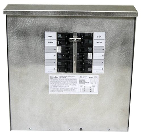 GenTran R601210 60 Amp 12 Circuit Outdoor Generator Transfer Switch for Generators up to 15000 Watts