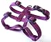 Hamilton Adjustable Comfort Nylon Dog Harness, Wine, 1" x 30-40"