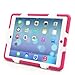 iPad Mini Case, iPad Mini 2 Case, iPad Mini 3 Case, Aceguarder IPad Mini Case Comfortable Hand Feeling Drop Resistance Soft Silicone Case with Stand (Rose)