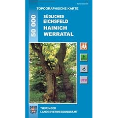 Topographische Karten Th�ringen, Eichsfeld, Hainich, Werratal