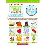 Sing-Along Flip Chart and CD: Calendar Time: 25 Delightful Songs Set to Favorite Tunes That Help Children Learn the Days of the Week, Months of the Year, Seasons, and Moreby Paul Strausman