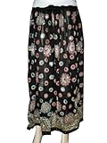 Womens Skirt Bellydance Boho Gypsy Hippie Brown Skirt
