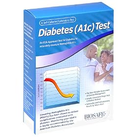 Biosafe Diabetes (A1c) Test, Blue (1 test)