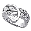 14K White Gold Diamond Ring - 0.50 Ct.