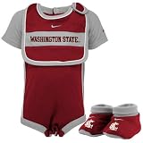 Nike Washington State Cougars Infant Crimson Three Piece Gift Set