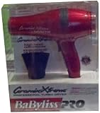 BaByliss Ceramix Xtreme Professional Turbo Dryer ~ Red