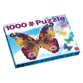 Jumbo Shaped Butterfly Puzzle (1000 Pieces)