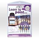 Learn to Paint Watercolour Winter Trees/Deckchairs