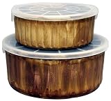 Sango Splash Covered Bakers, Set of 2