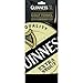 Guinness Label Cotton Black Golf Towel with Karabiner Clip