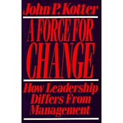 A Force for Change: How Leadership Differs from Management