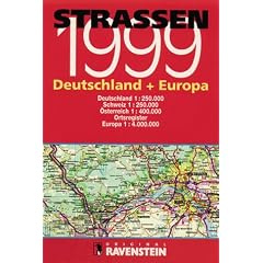 Strassen Auto-Atlas 1999: Deutschland + Europa