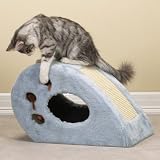 Savvy Tabby Peek-A-Boo Cave Blue