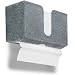 TrippNT 51914 Black Granite Gray PETG Dual-Dispensing Paper Towel Holder, 11" Width x 6" Height x 4" Depth