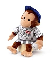 Russ Berrie 12-Inch Curious George Baseball