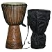Matahari Professional African Djembe 19-20 Tall x 10-11 Head w/ FREE WATERPROOF BAG