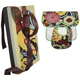 Wow Baby Organic Bamboo Premium 2-in-1 Bib Burp Gift Set (Mocha)