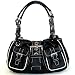 Prada BR2888 Leather Sport Pocket Shoulder Bag - Black