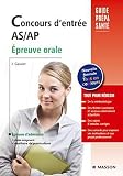Concours d'entrée AS-AP. Épreuve orale