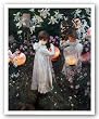 Carnation, Lily, Lily, Rose by John Singer Sargent 24"x30" Art Print Poster